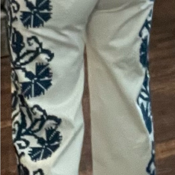 Only worn once anthopologie cropped wide leg pants - Picture 4 of 7